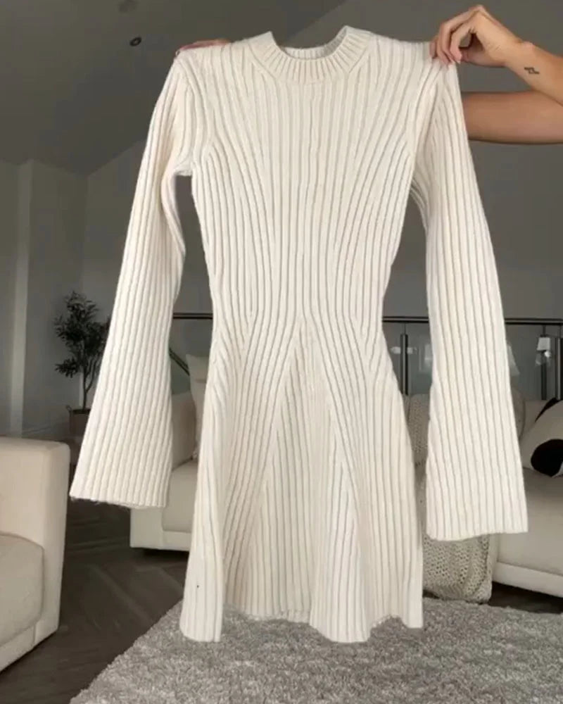 Aesthetic Kimberly Knitted Mini Dress Elevated Occasion Wear