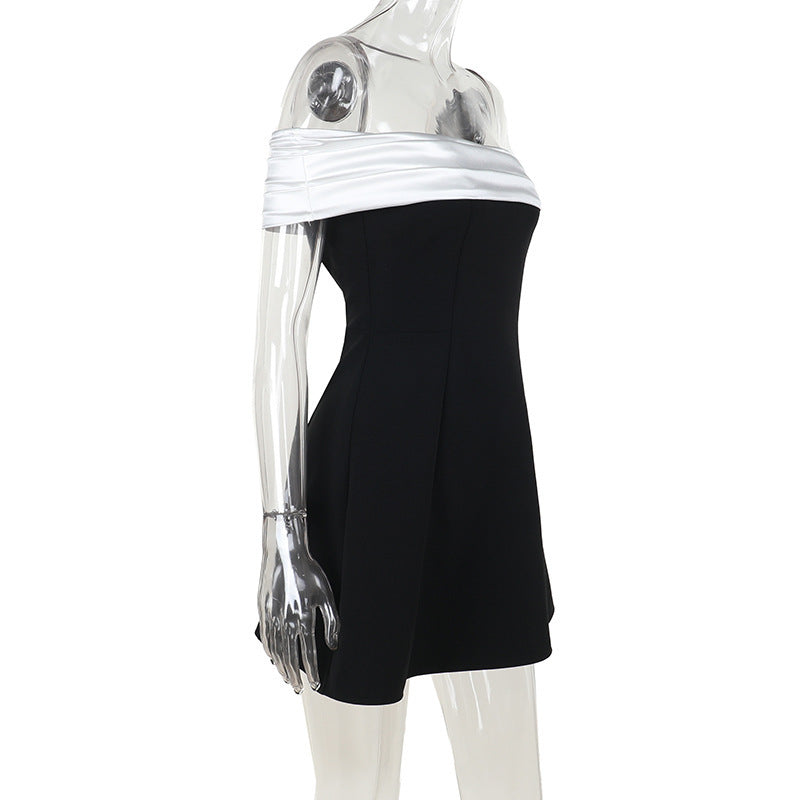 2.0 Dublin Off Shoulder Mini dress Black