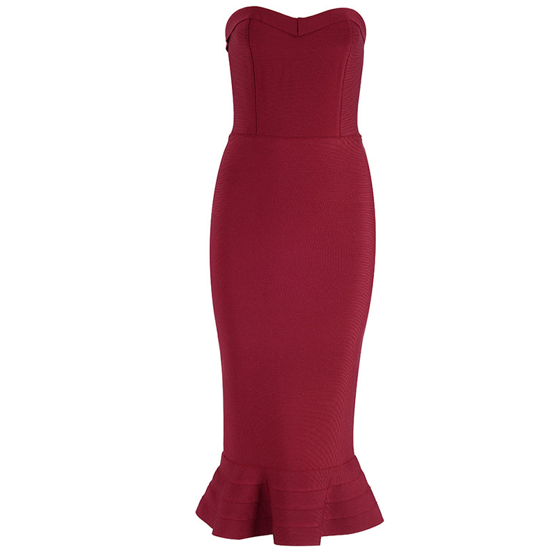 Mid-Waist Sexy Solid Color Sexy Dress Prom Stylish Gown