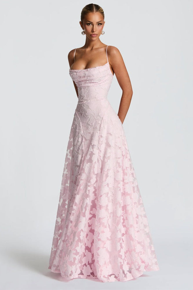 Backless Edition Chiffon Maxi Dress