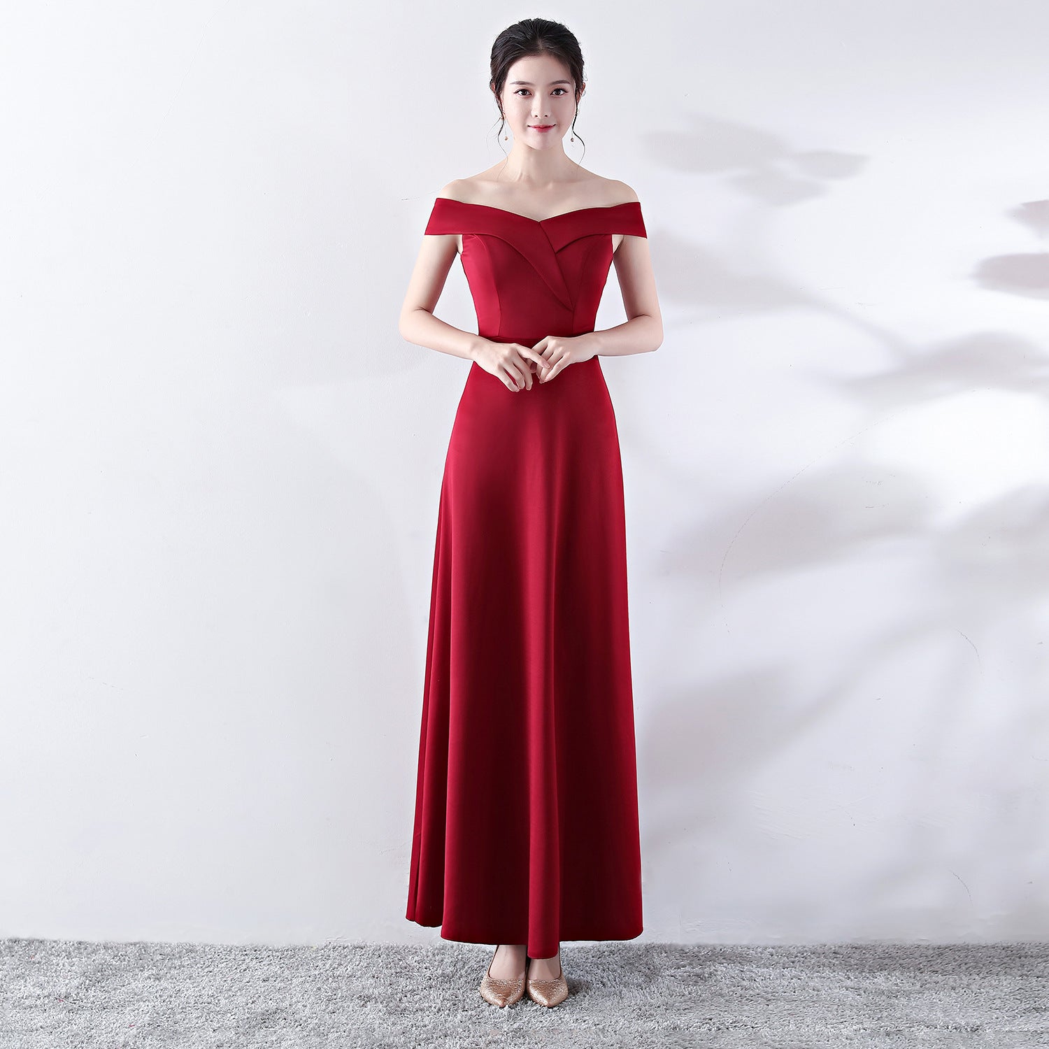 Toast Dress Bride Summer Wedding Red Short Dress Extended Family Visiting Shoes Engagement