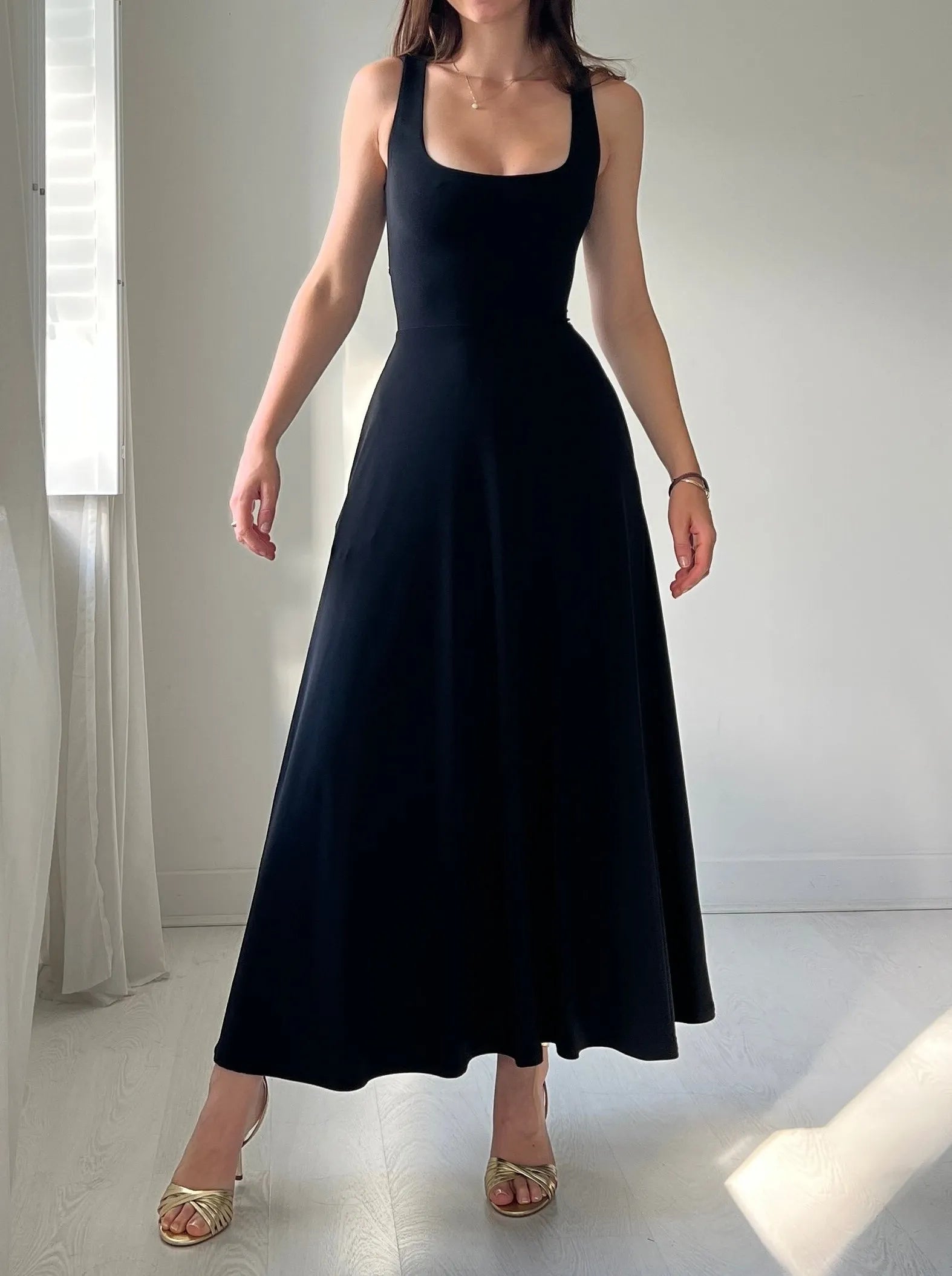 Timeless Selene Reversible Midi Dresses Premium Wardrobe Essential