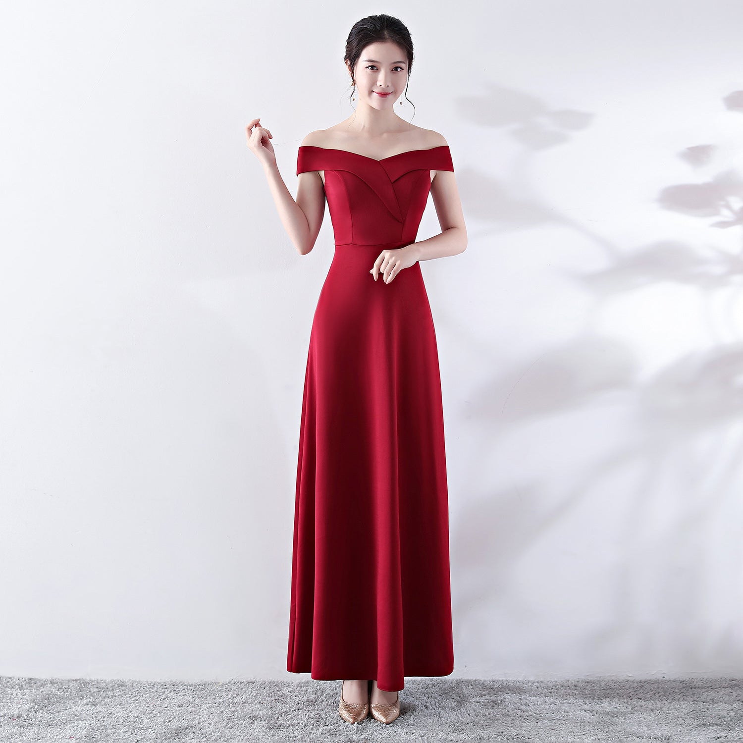 Toast Dress Bride Summer Wedding Red Short Dress Extended Family Visiting Shoes Engagement
