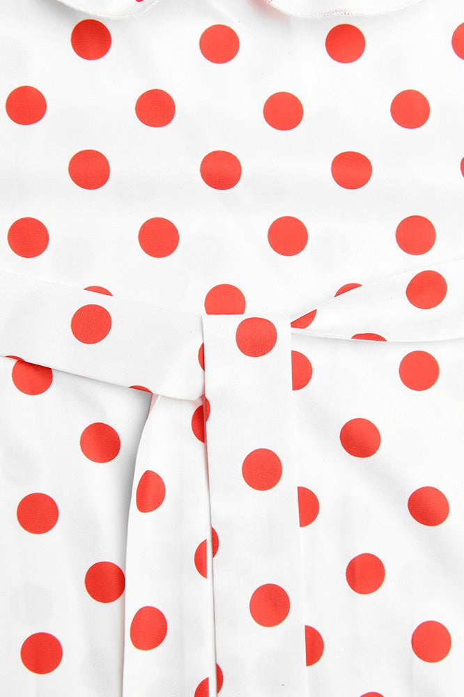 Polka Edition Dot Cami ALine Ruffled Maxi Dress