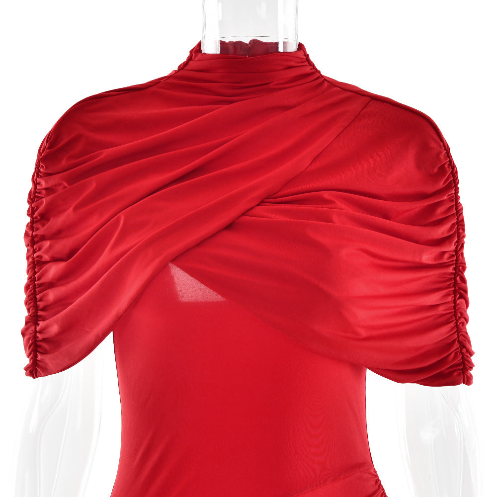 Midi Deardorff Dress Red