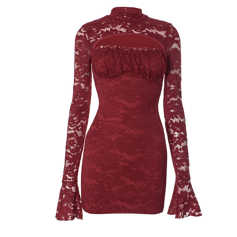 Mini Ingram Dress Maroon