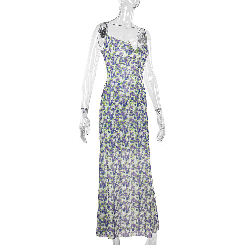 Midi Sander Dress Blue