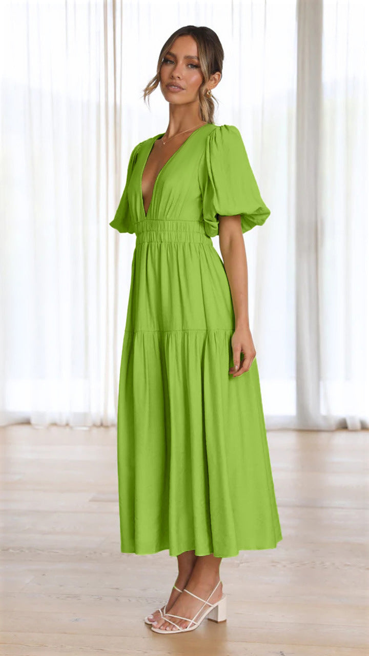 It Brunch Right Midi Dress Light Green