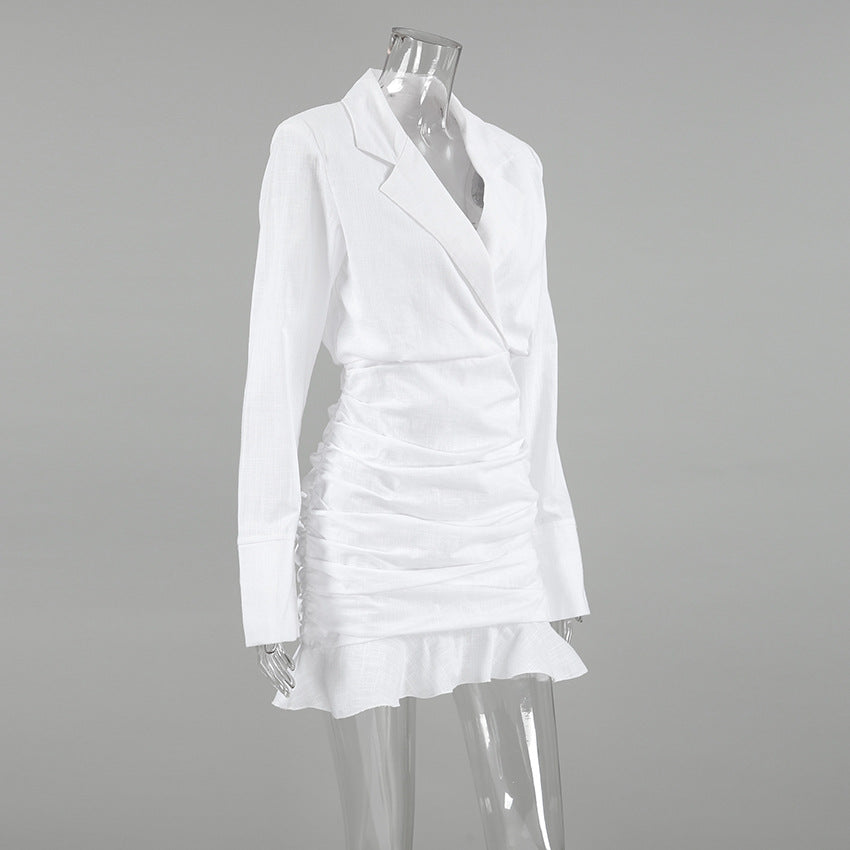 Babe Greece Mini Dress White