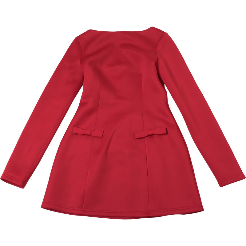 Chemistry Red Mini Dress Red