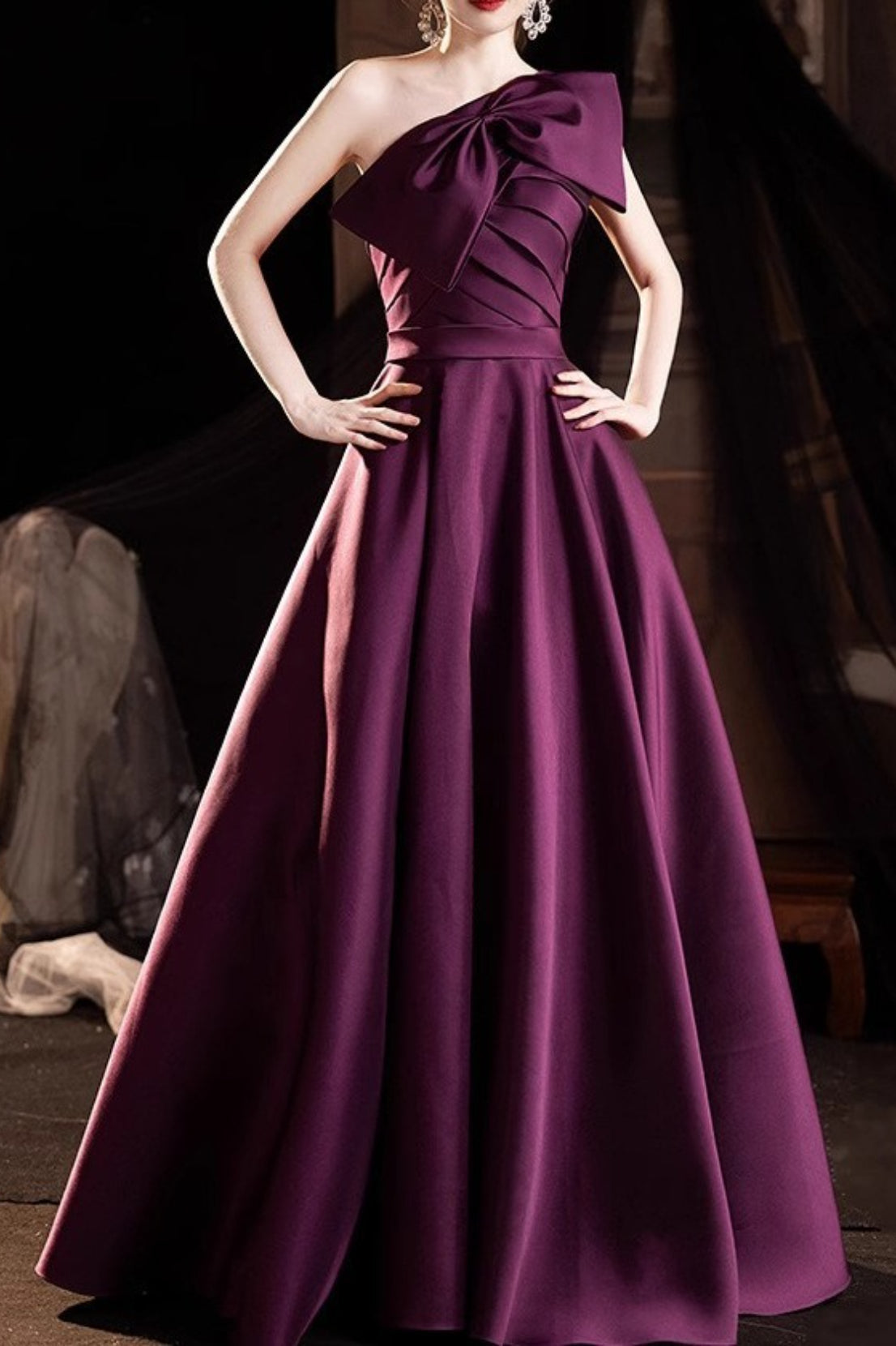 Graceful Floor Length Performance Gown Prom Dress