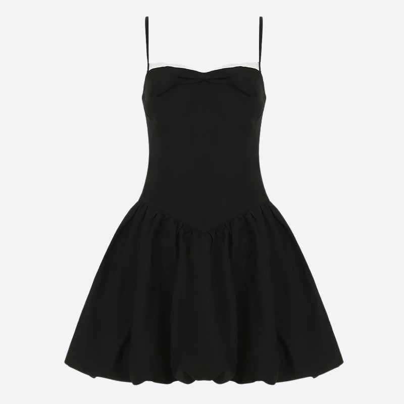 Bubble Bow Mini Dress