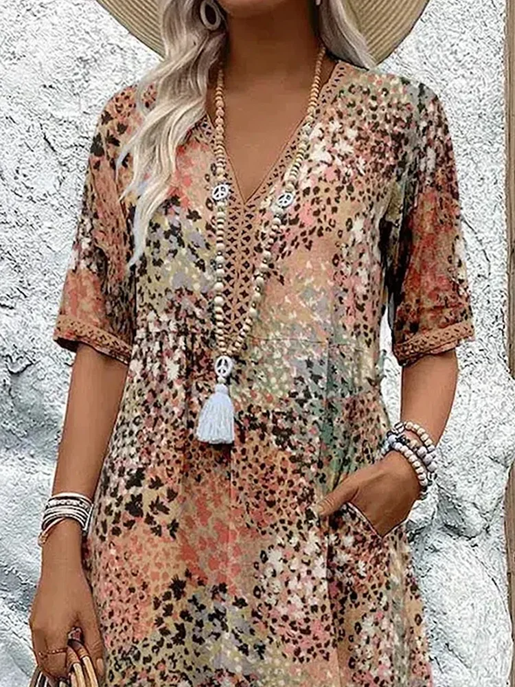 Felicia Chic Womens Maxi Dress with Relaxed Fit and Streetwear Style