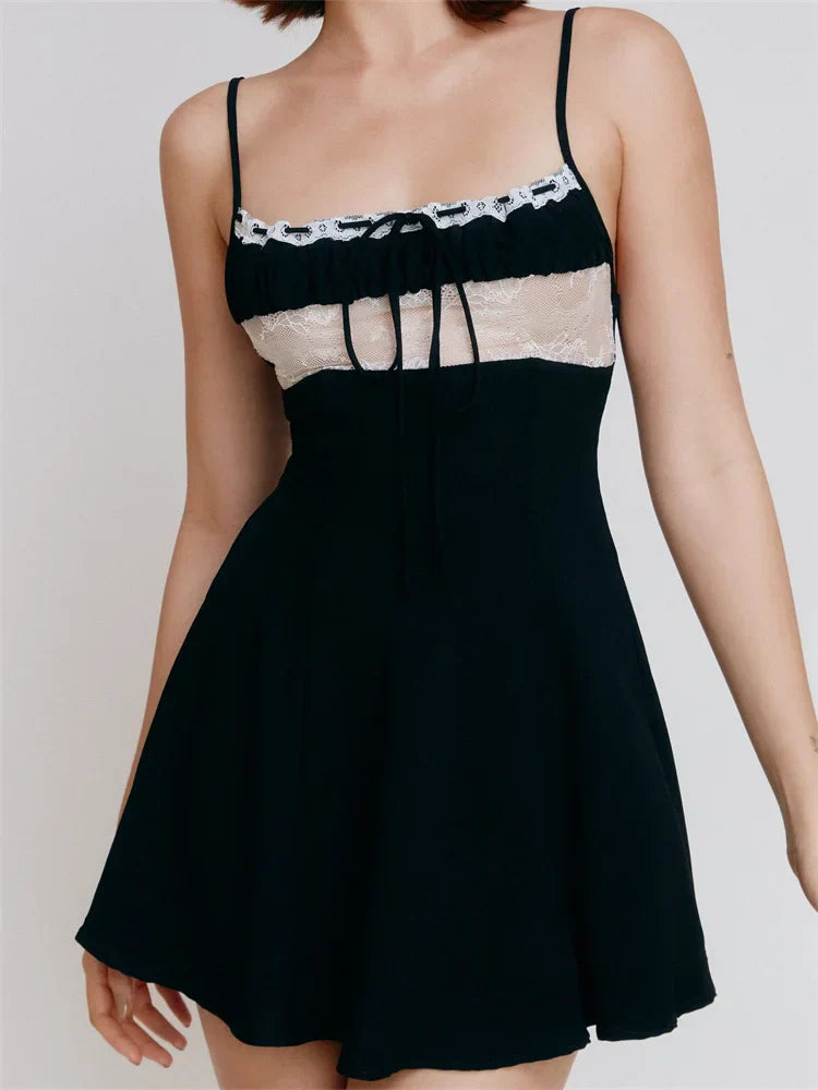 Fairy Sophisticated Square Neck Bandage Mini Dresses