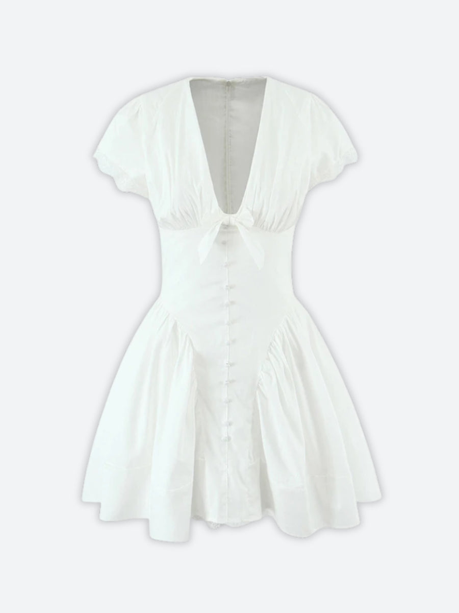 Gingham Coquette Mini Dress