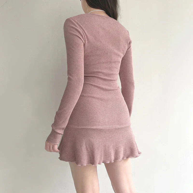 Pink Coquette Mini Dress