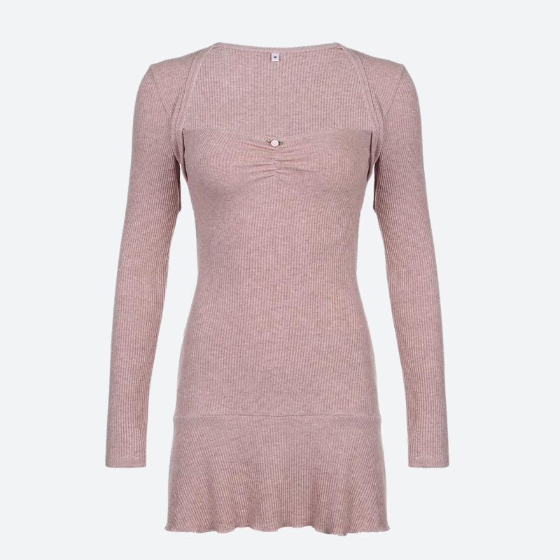 Pink Coquette Mini Dress