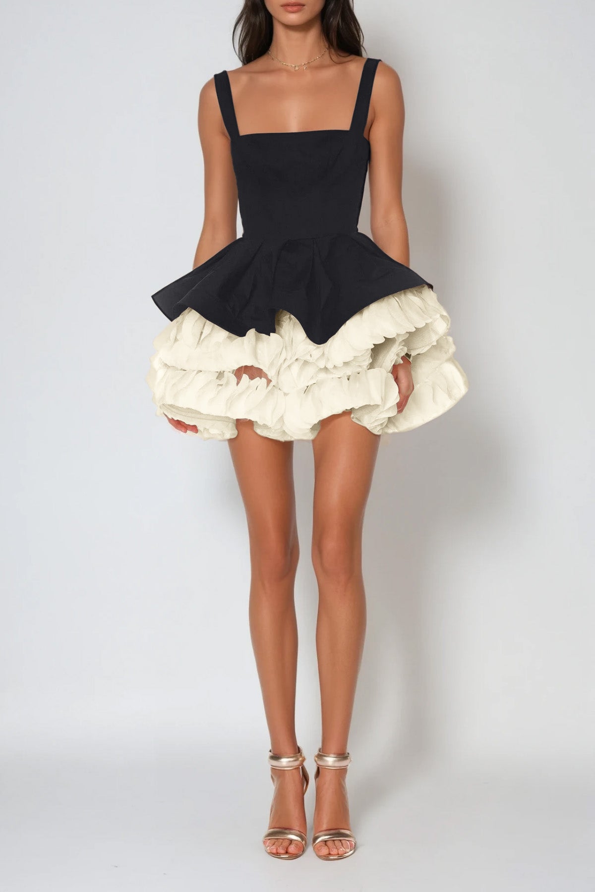 Sleeveless Davorka Puffy Mini Dress