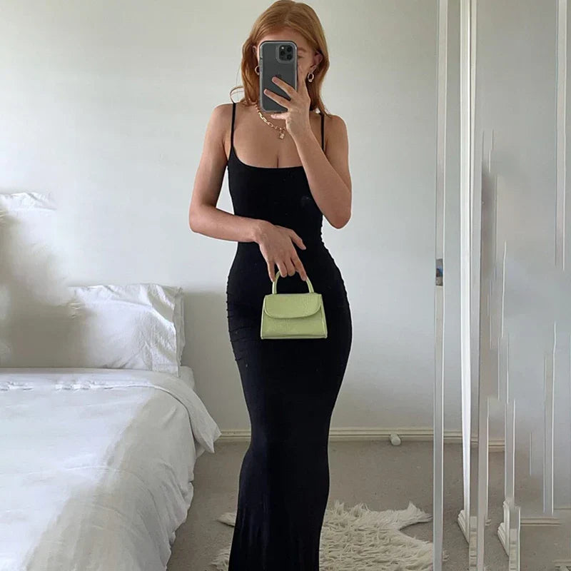 Sophisticated Bodycon Maxi Sleeveless Backless Party Club Sun Birthday Midi Dresses