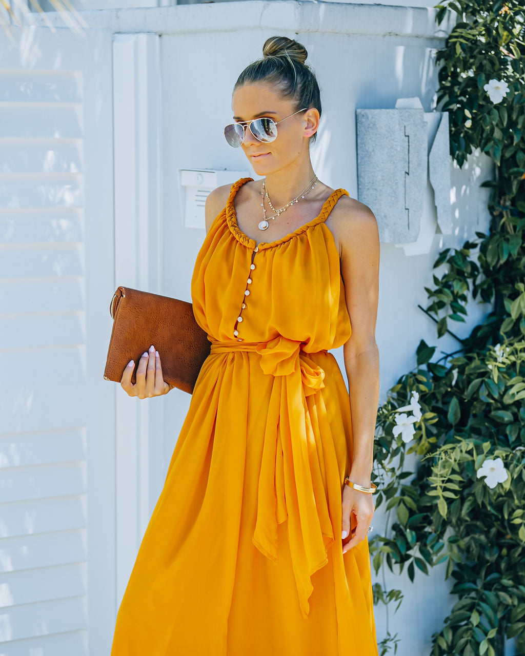 Lotus Sacred Braided Midi Dress