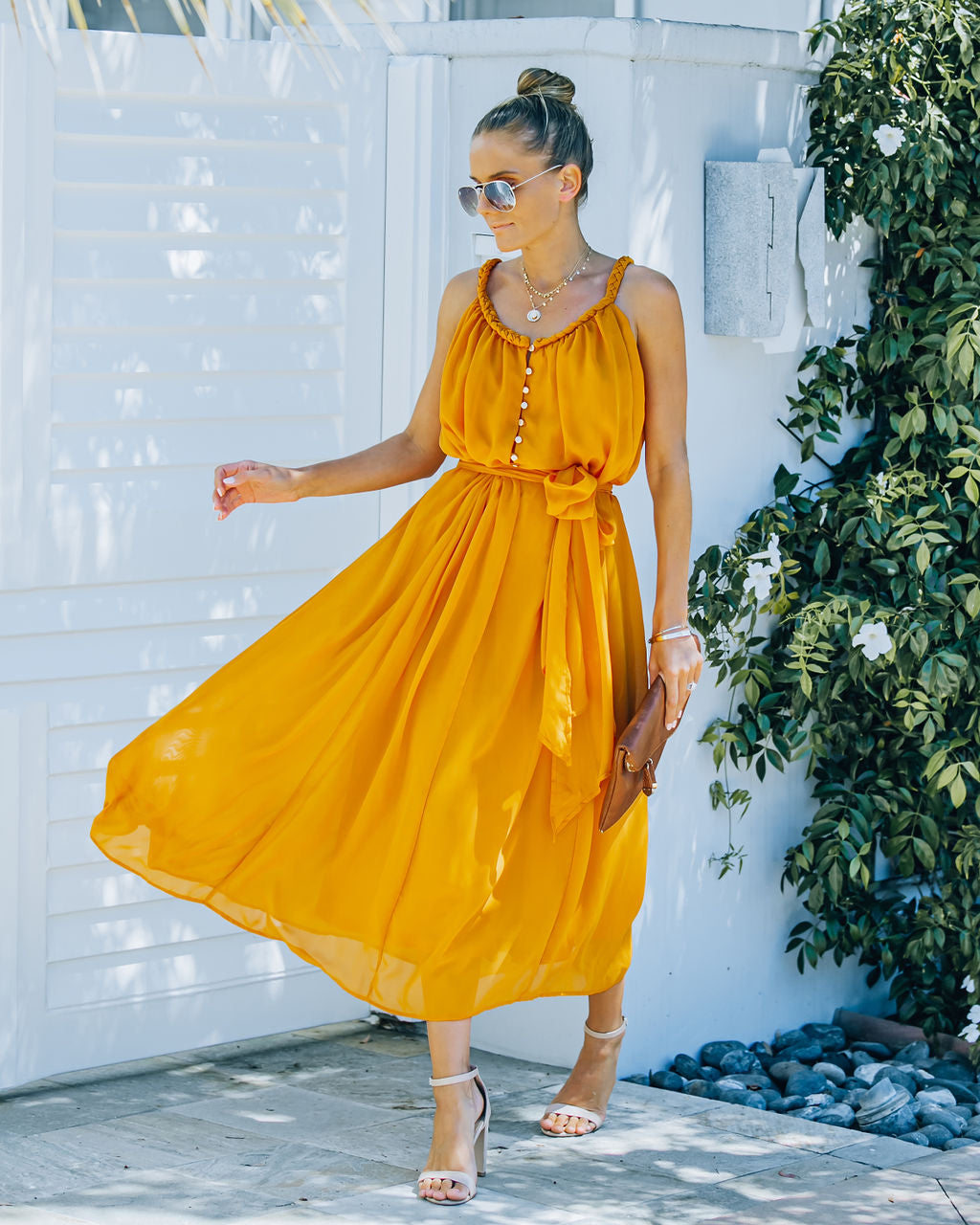 Lotus Sacred Braided Midi Dress
