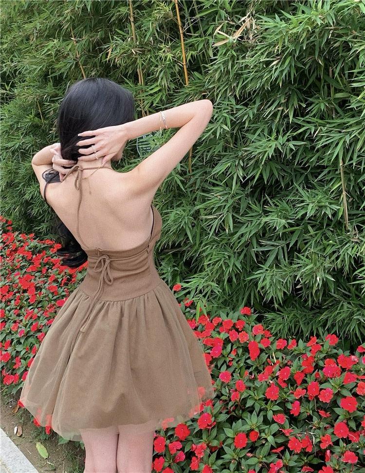 Grunge Fairy Corset Mini Dress