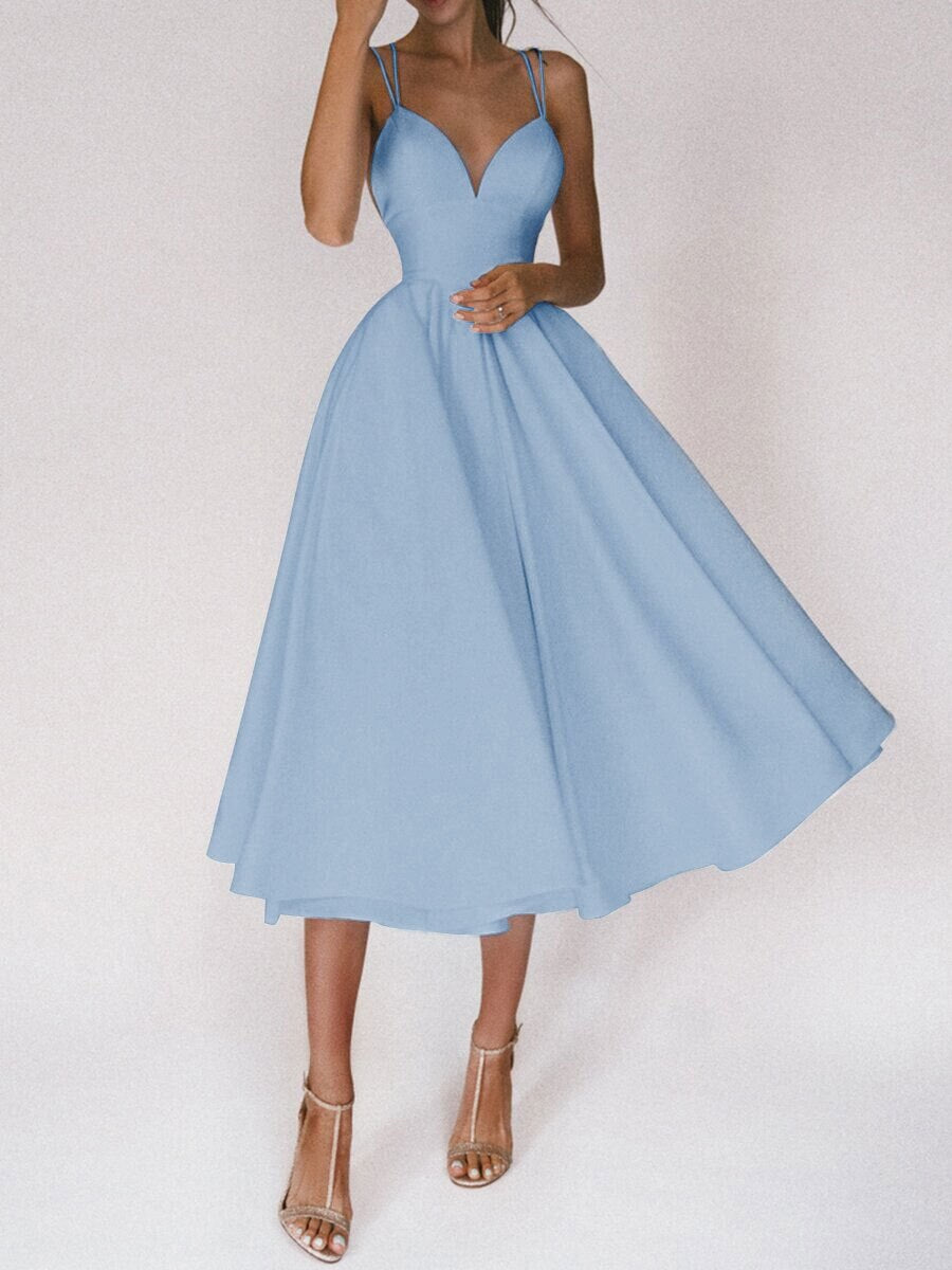 Kissnovaa - Gosfairy Women Sexy Ball Gown Prom Sage Green Dresses