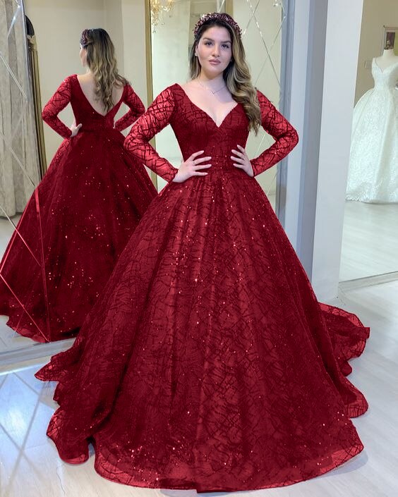 Kissnovaa - Green Shinny Wedding Party Dresses