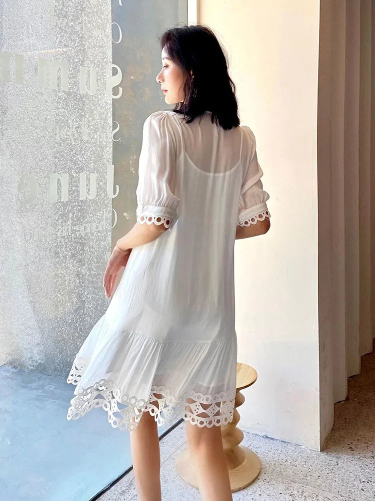 Holiday Summer Long Dress Vocation Beach Ladies New Midi Dress