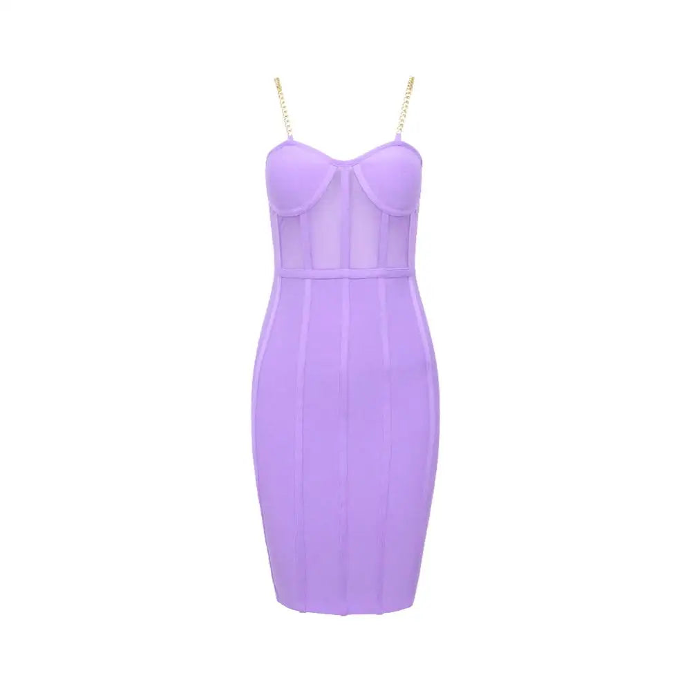 Marrakech Flush Figure-Flattering Dress Evening Elegance