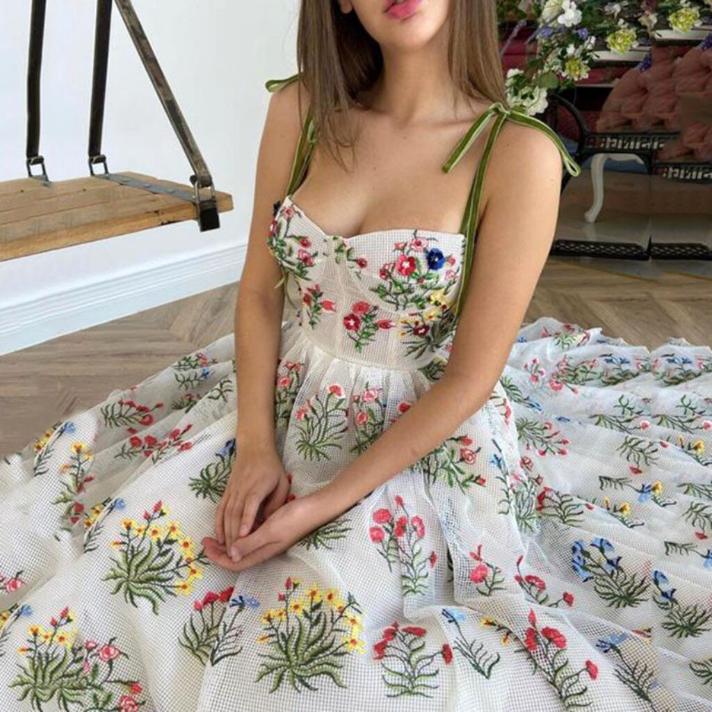 Kissnovaa - Bloom Lace A Line Prom Dresses
