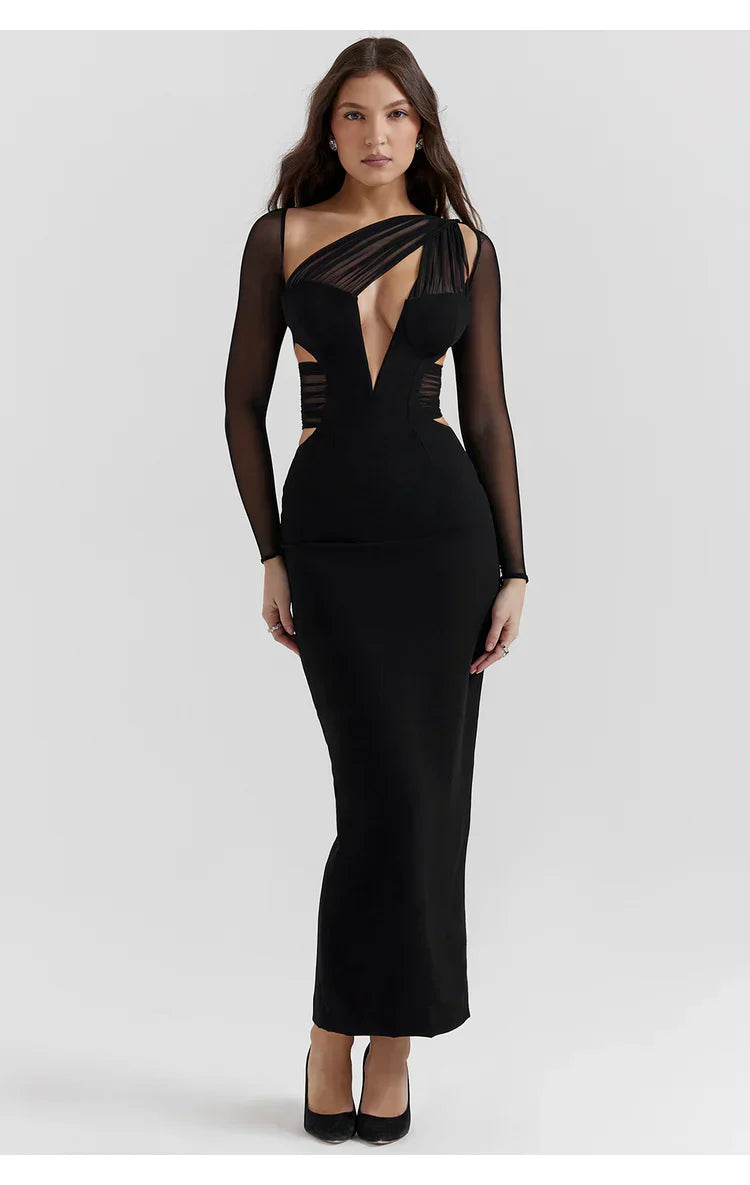 Midi Davina Dress Black