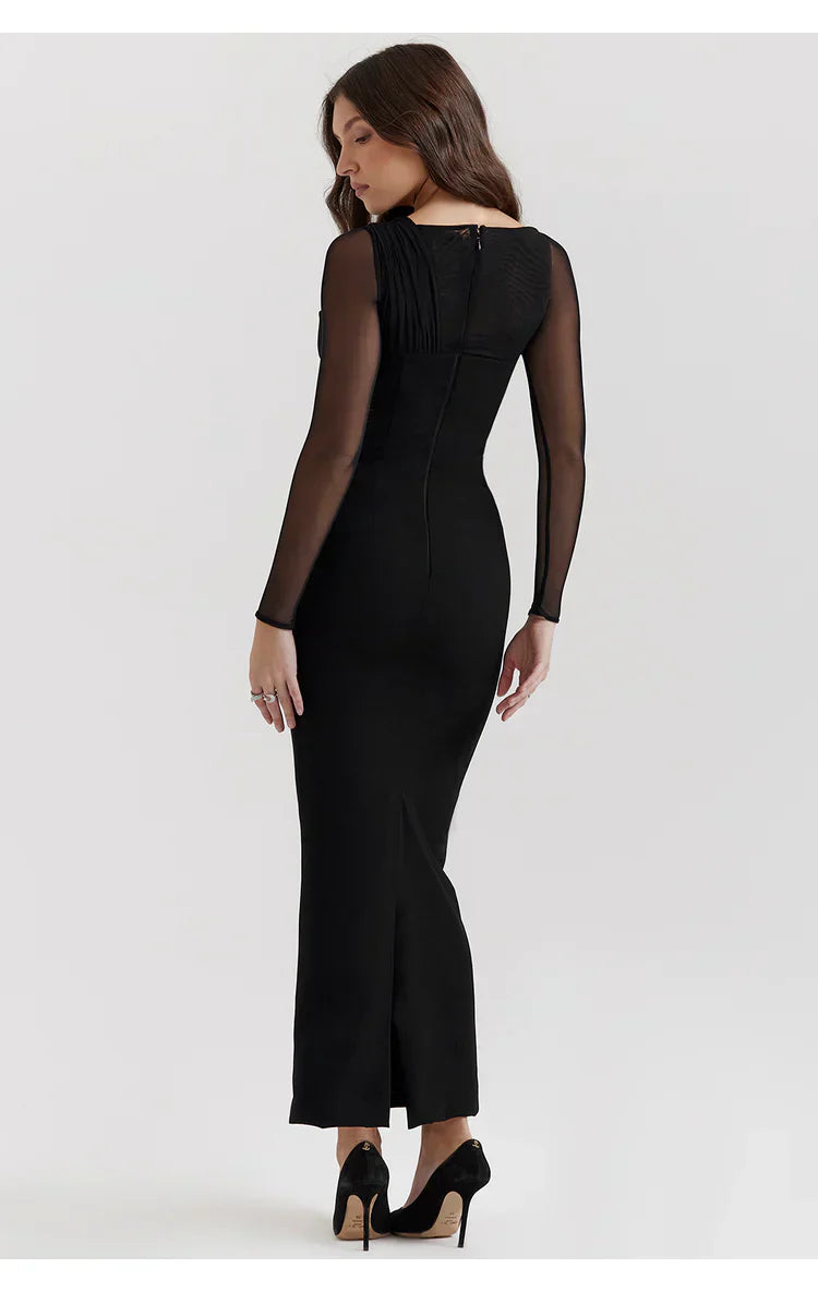 Midi Davina Dress Black
