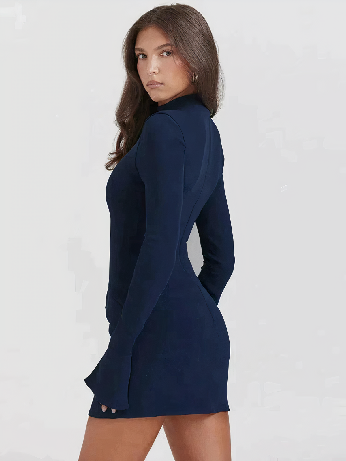 Minimalist Florencia Mini Dress Premium Wardrobe Essential