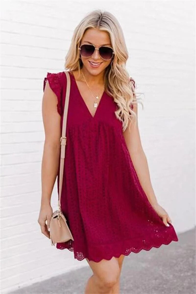 Premium Olivia Womens Sleeveless Mini Dress for Fashionable Fashion Wear