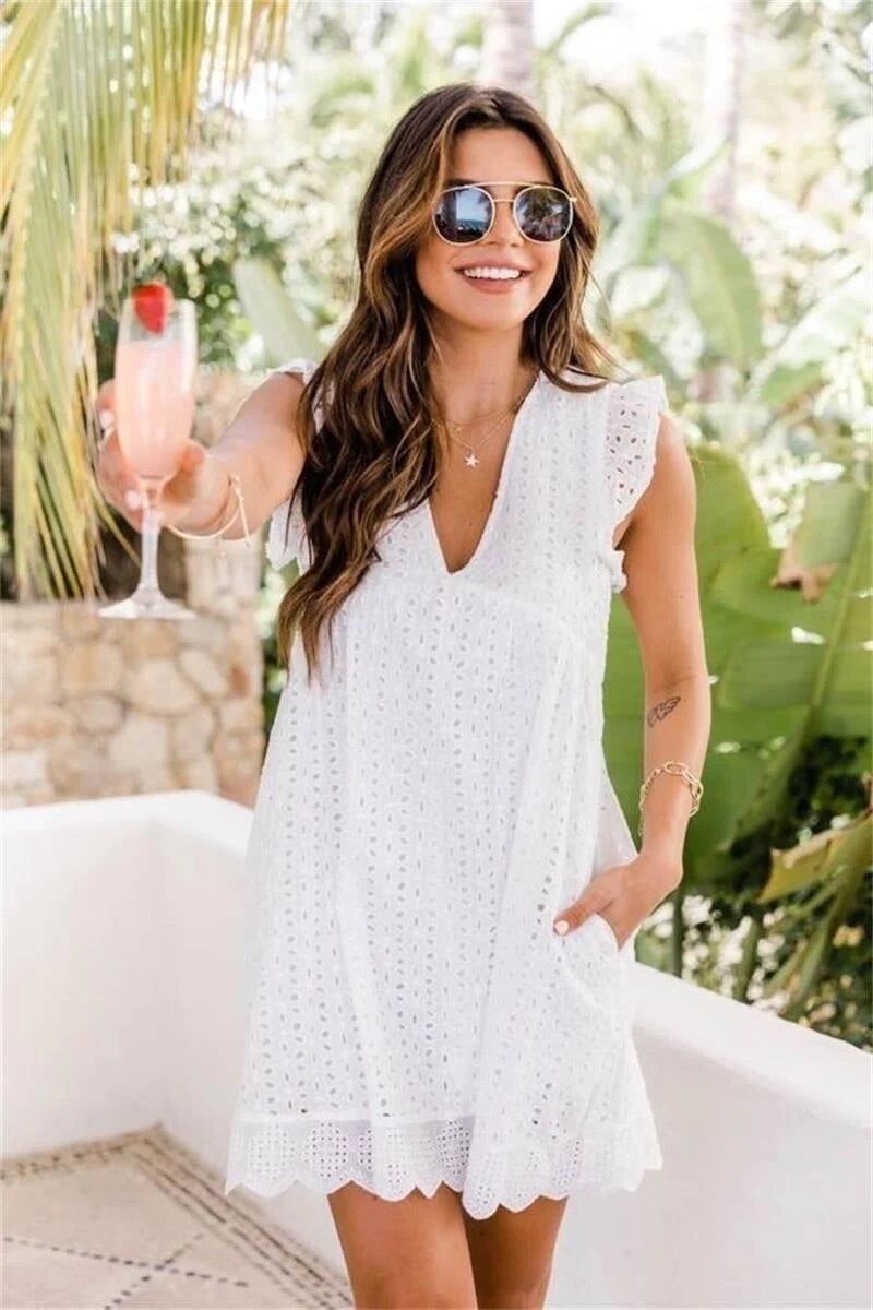 Premium Olivia Womens Sleeveless Mini Dress for Fashionable Fashion Wear