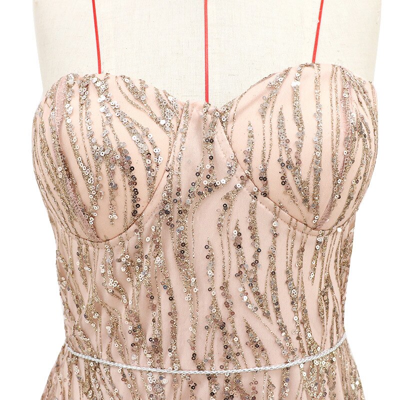 Kissnovaa - New Sleeveless Tube Top Evening Dresses