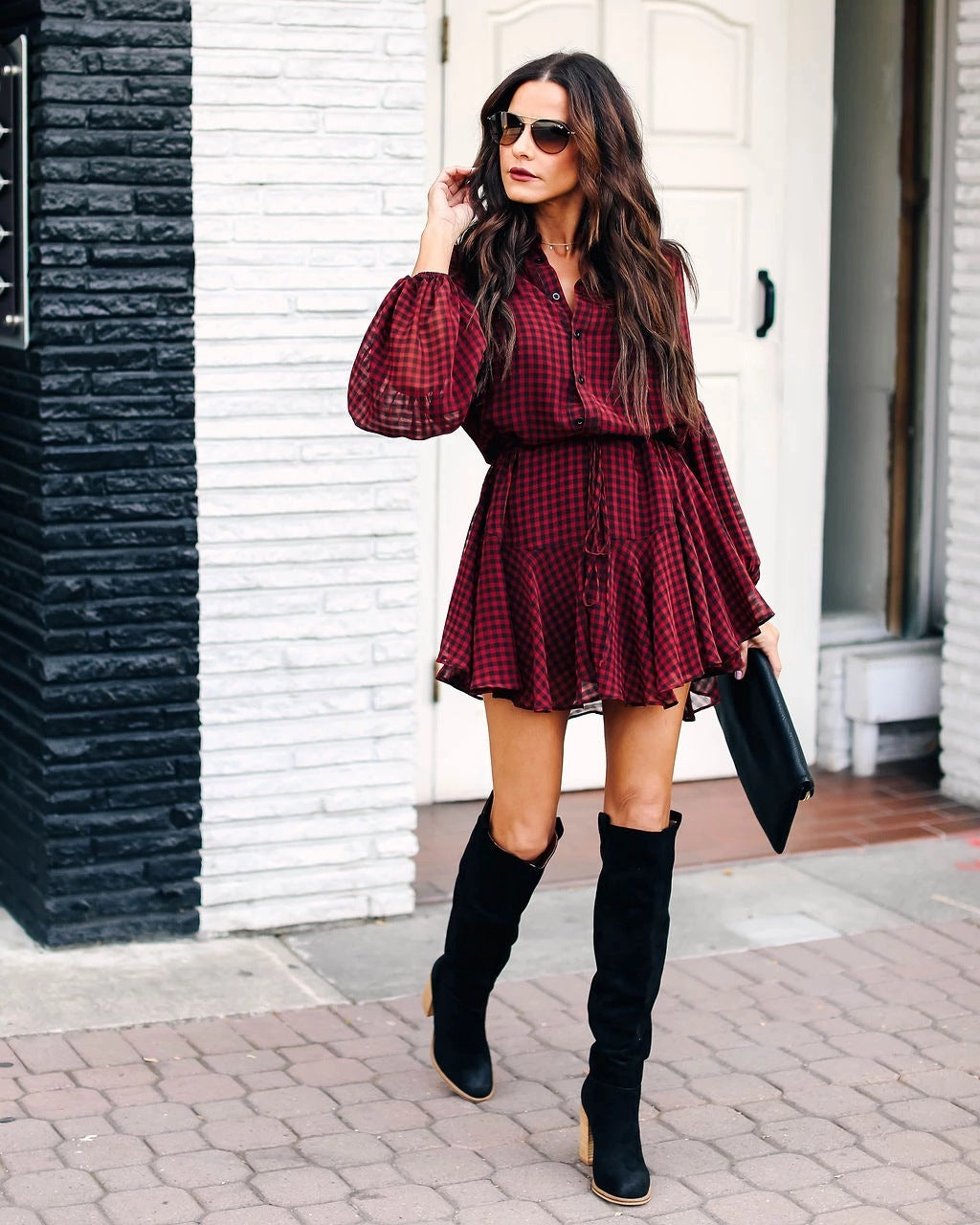 Island Rhode Bell Sleeve Tiered Dress