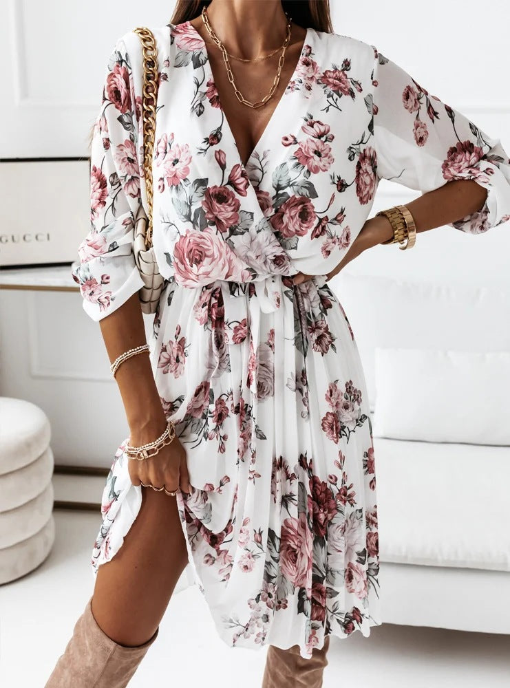 Truffle Botanical Tie Dress FINAL