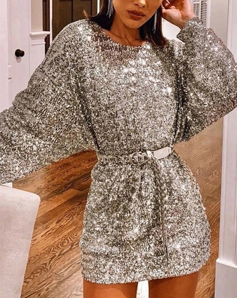 Sequin Leora Mini Dress