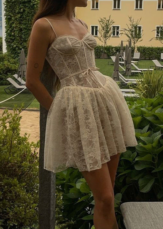 Lace Celeste Corset Mini Dress
