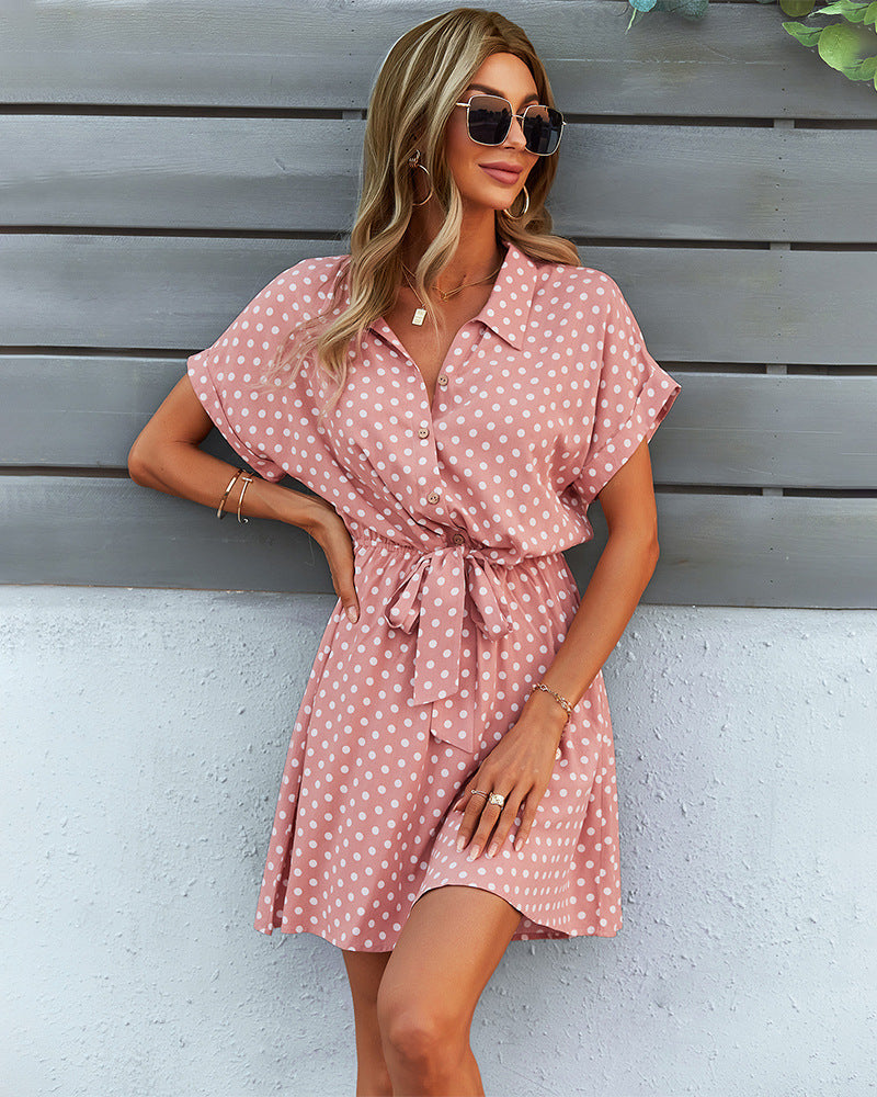 Polka Playful Dot Versatile Kimono Dress