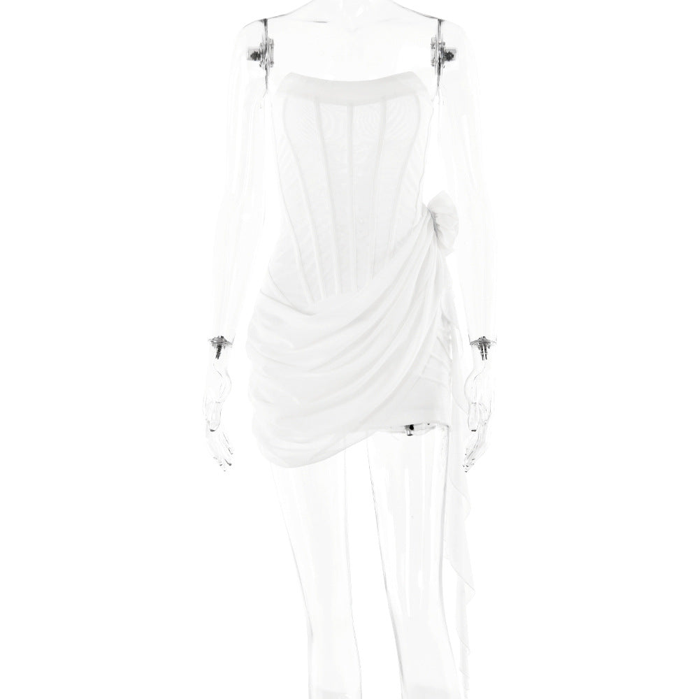 Mini Lorene Dress White