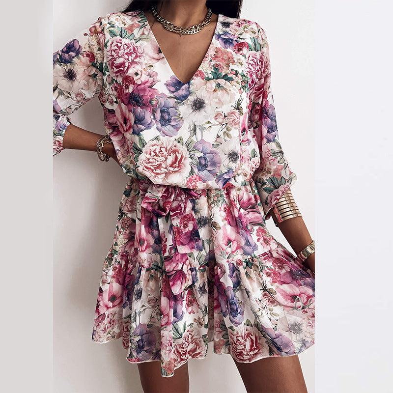 Of Lessons Love Adjustable Balloon Sleeve Dress