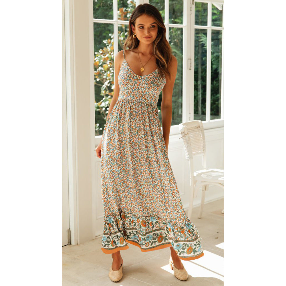 On Spell You Printed Midi Dress