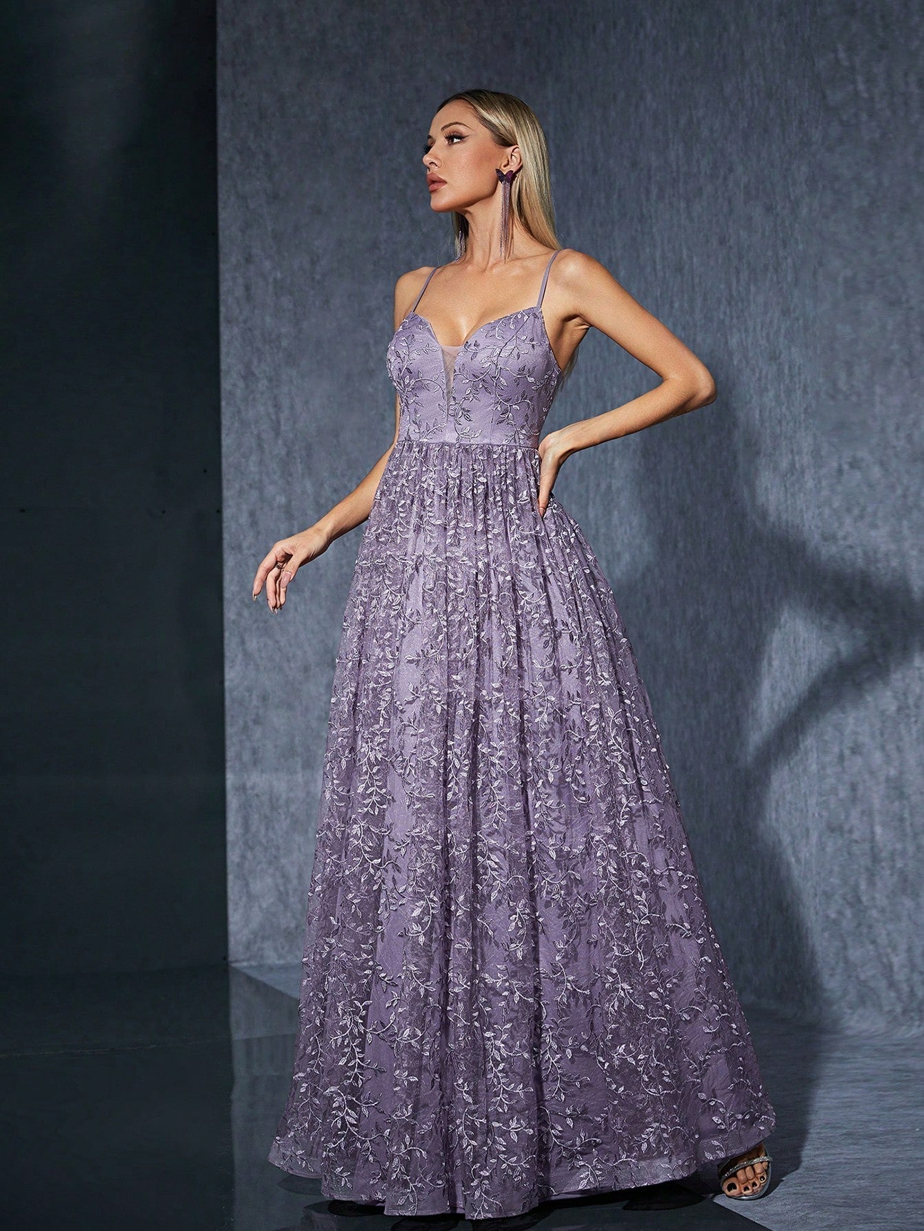 Dress Sling Girlfriends Bridesmaid Dress Annual Meeting Performance Chorus Dress Large Dress Embroidered