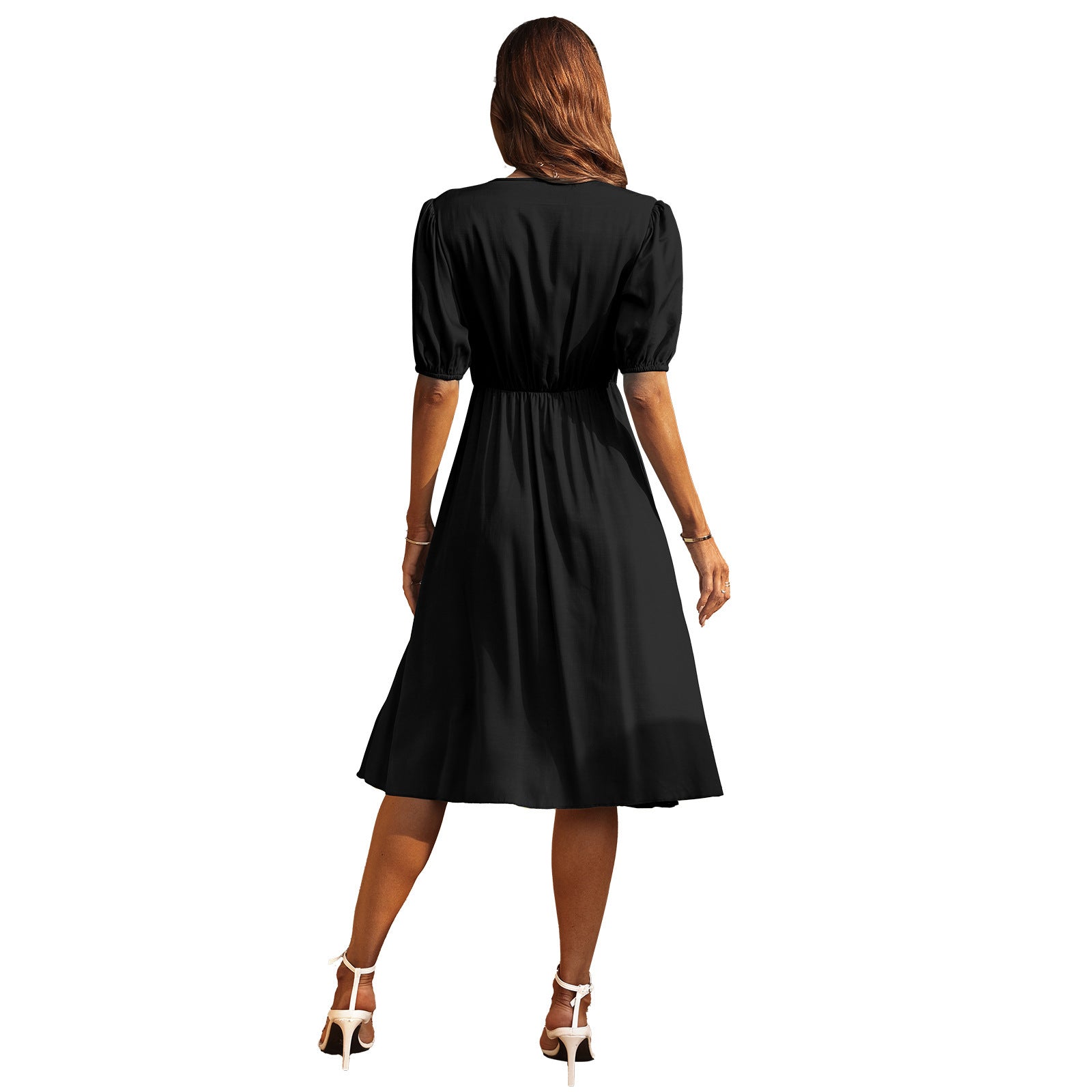 Linen Makayla Blend Button Down Midi Dress