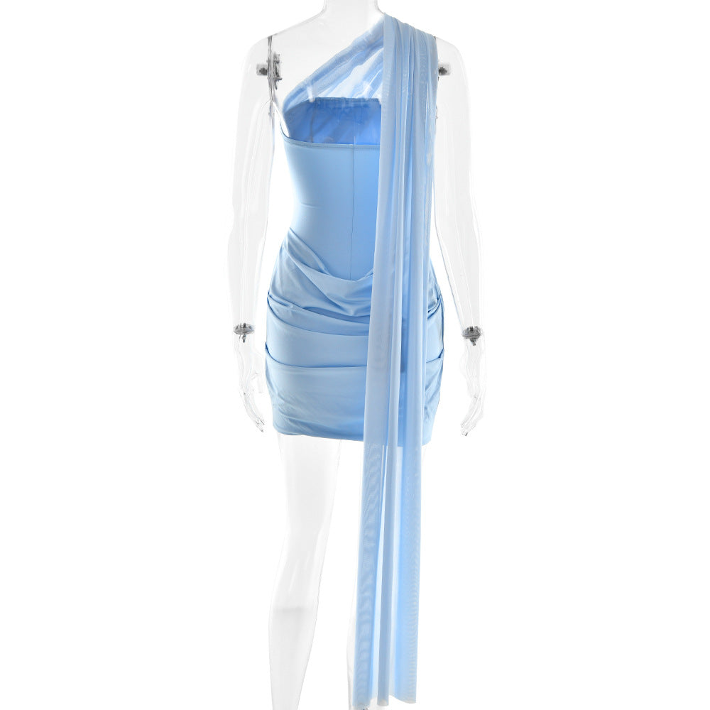 Mini Wintour Dress Blue