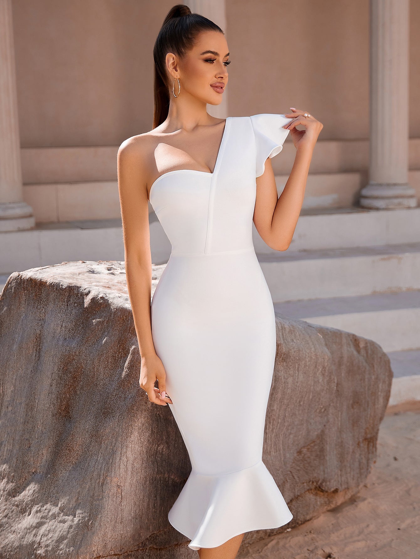 Dress Slim Fit Bandage Dress Graceful Evening Dress Bandage Dress