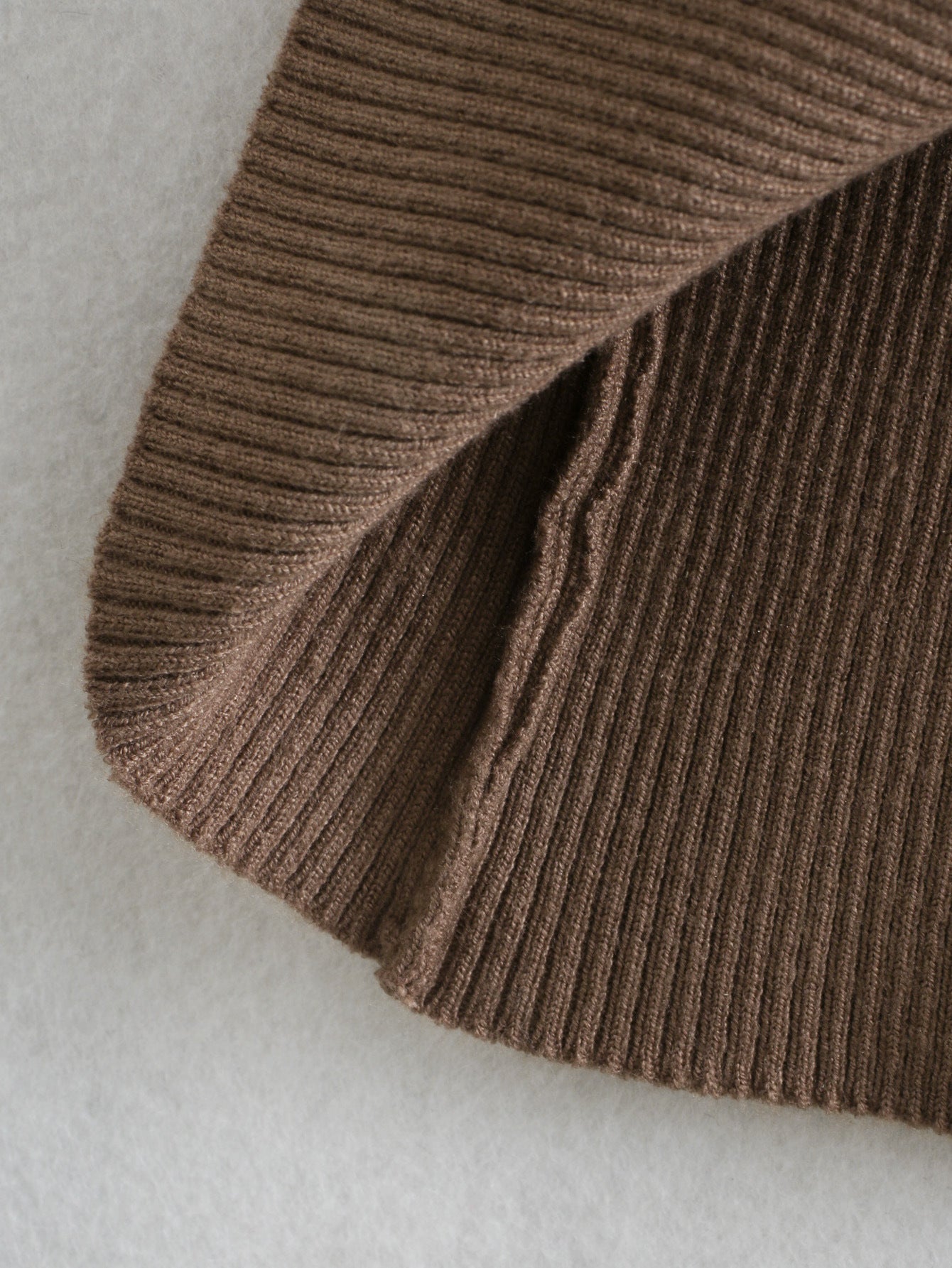 Ribbed Caleb Knit Midi Dress Caramel FINAL